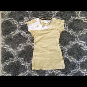 Gold Adidas Workout Shirt